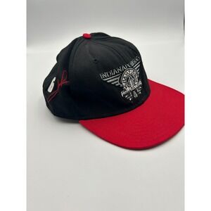 DeLong Indianapolis 500 Champions Collection Snapback Hat Black Red Indy 500 USA